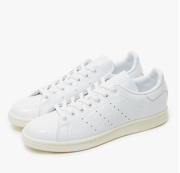 adidas Stan Smith 女款纯白褶皱皮革小白鞋 .99（约413元）