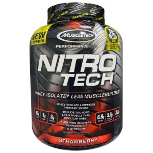 Muscletech 肌肉科技 草莓味味 乳清蛋* 1.8kg  .94（约253元）