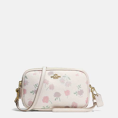 COACH 花卉印花斜挎包 （约543元）