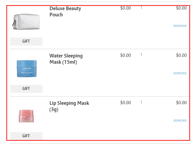 Laneige 美国官网：兰芝 睡眠面膜等 赠高达6件好礼+含睡眠面膜及唇膜中样！