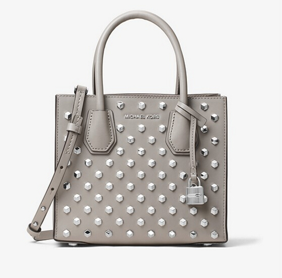 【罕见折扣！】MICHAEL Michael Kors Mercer Studded 女士斜挎包 8.8（约1289元）