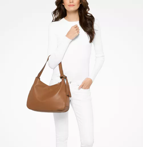 史低价 Michael Kors 大号 Ashbury 皮制流浪汉肩背包 .5（约619元）