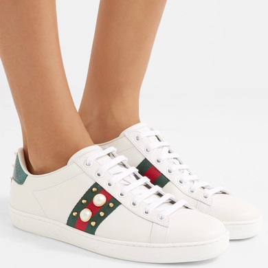 【新款补货】Gucci 古奇 经典款小白鞋 码全 £450（约3889元）
