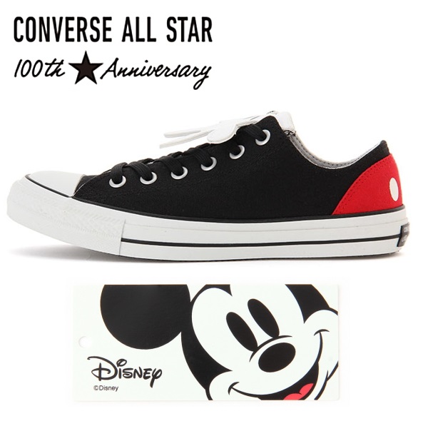 Converse ALL STAR 100周年限量款 米奇休闲鞋 8640日元（约532元）