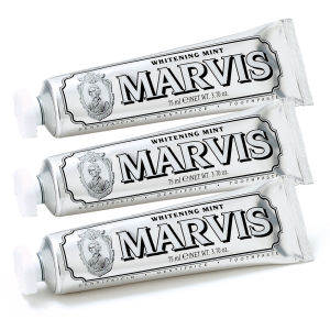 【55专享】Marvis 马尔斯薄荷牙膏 **薄荷 75mlx3 £15.64（约136元）