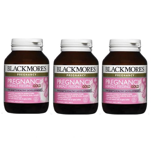 组合！Blackmores 澳佳宝 孕期黄金综合配方 60粒*3 AU.99（约207元）