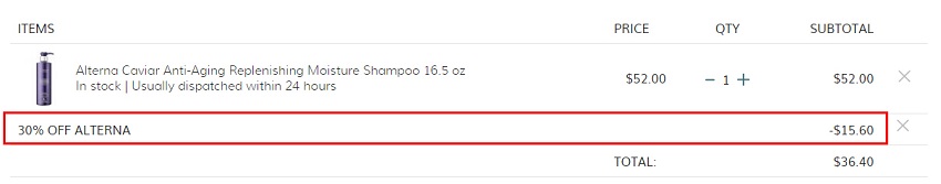 SkinCareRx：Alterna 爱特纳洗发护发产品 7折！