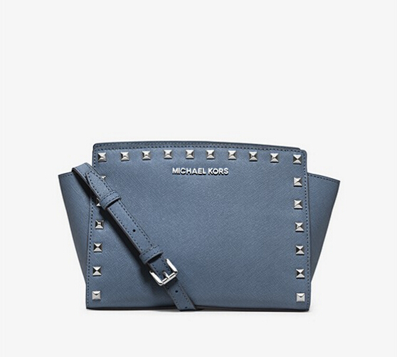 【限时高返！】MICHAEL KORS 中号 Selma 铆钉斜挎包 $139.5（约1007元）