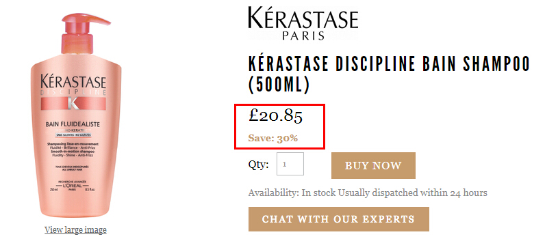 Kerastase 卡诗 黛丝逸柔顺滑防毛躁洗发水 500ml ￡20.85（约181元）