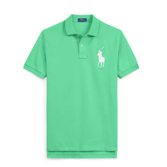 新人首单额外8.5折 Ralph Lauren 拉夫劳伦 CLASSIC FIT 网纱棉质大马标 Polo 衫 绿色 .99（约246元）