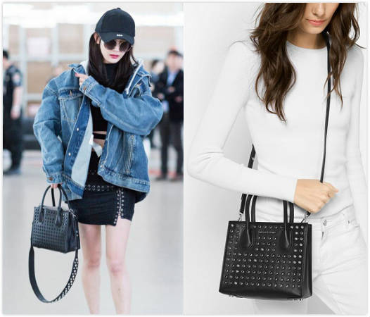 【杨幂同款 最新补货！】MICHAEL Michael Kors Mercer Studded 女士斜挎包 8.8（约1289元）