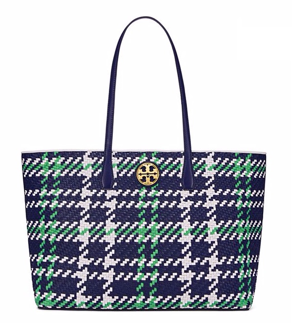 Tory Burch 汤丽柏琦 DUET WOVEN 编织皮革托特包 $293（约2122元）