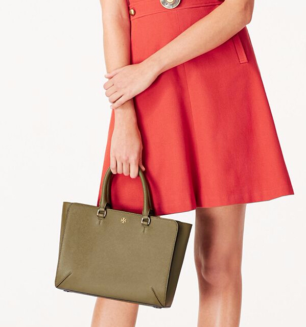 【热卖爆款补货！】Tory Burch 汤丽柏琦 粉色小号 ROBINSON 手提包 £222.5（约1937元）
