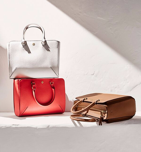 【热卖爆款补货！】Tory Burch 汤丽柏琦 粉色小号 ROBINSON 手提包 £222.5（约1937元）