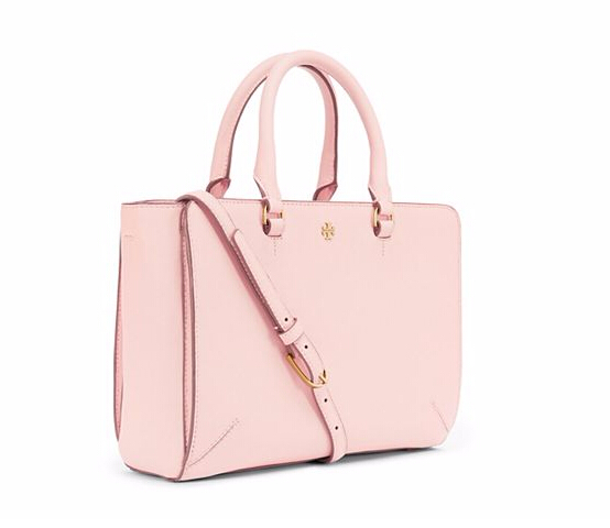【热卖爆款补货！】Tory Burch 汤丽柏琦 粉色小号 ROBINSON 手提包 £222.5（约1937元）