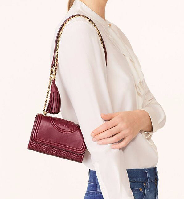 【你们要的爆款这里不用抢~】Tory Burch 汤丽柏琦 FLEMING 女士迷你链条包 £122.5（约1064元）