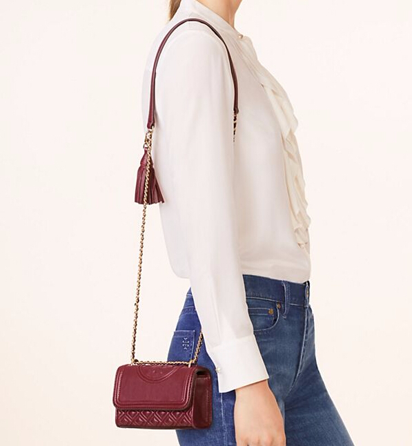 【你们要的爆款这里不用抢~】Tory Burch 汤丽柏琦 FLEMING 女士迷你链条包 £122.5（约1064元）