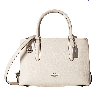 COACH Pebbled Brooklyn 28 Carryall 白色*手袋 $198（约1434元）
