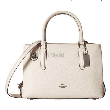 COACH Pebbled Brooklyn 28 Carryall 白色*手袋 $198（约1434元）