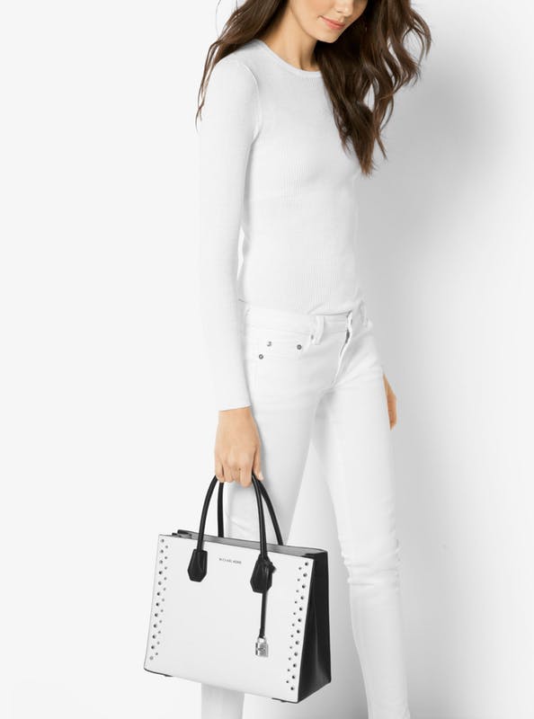 MICHAEL Kors 大号 Mercer 铆钉装饰手提包 4.8（约1556元）