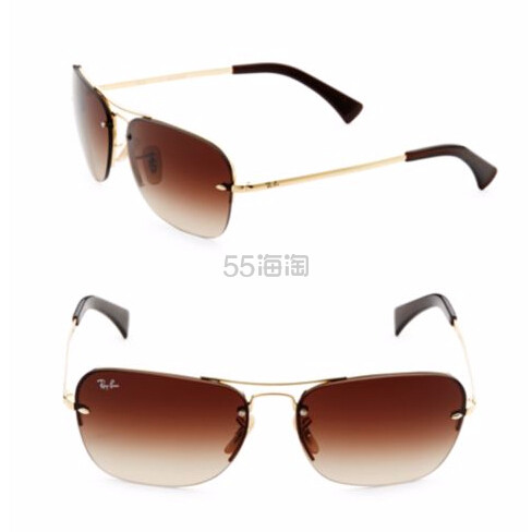 【超低价！】Ray-Ban 雷朋 飞行员太阳镜 61mm .99（约297元）
