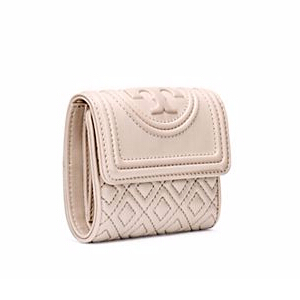 【5折+免邮！】Tory Burch 汤丽柏琦 FLEMING MINI FLAP 女士短钱夹 $76.3（约550元）