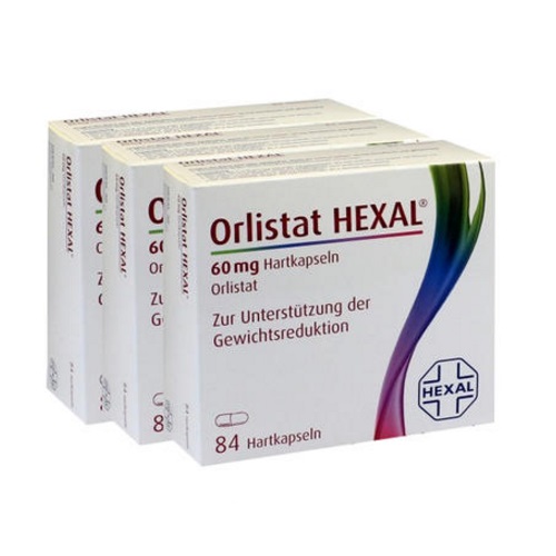 【55专享】包邮立减！Hexal Orlistat 奥利司他 控油*身硬胶囊 84粒*3 79.98欧（约617元）