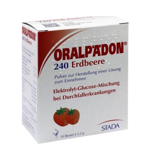 【55专享】Oralpaedon 电解质葡萄糖止泻粉 10包 草莓味 3.19欧（约25元）