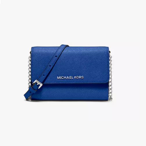 夏天这样的小包来一个 MICHAEL Michael Kors Jet Set Tr*el 十字纹牛皮链条包 .2（约494元）