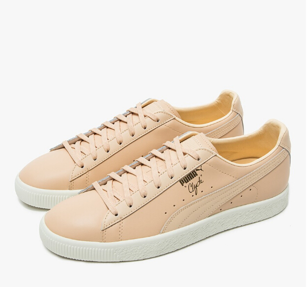 Puma Clyde Natural 系列男款休闲运动鞋 浅棕和黑色可选 $50.99（约369元）