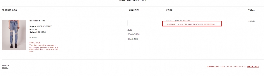 季末大促 Rag & Bone：精选时尚牛仔裤 低至5折+额外7折