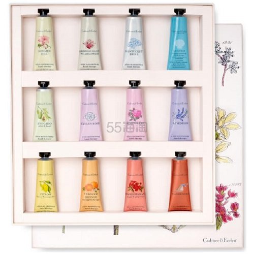 6.8折+送夏日随身杯！Crabtree & Evelyn 护手霜礼盒 £40.8（约356元）