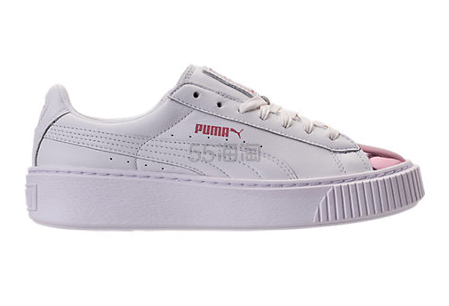Puma 最新配色上新啦 ！ Puma 彪马 Basket 玫瑰金头厚底女士运动鞋 $94.99（约688元）