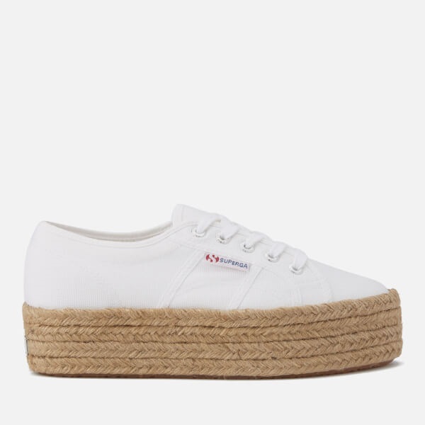 【55专享】意大利帆布鞋品牌 Superga 厚底草编鞋 £37.8（约330元）