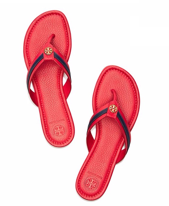 【热卖爆款！】Tory Burch 汤丽柏琦 *人字拖鞋 3色选 $97.3（约705元）