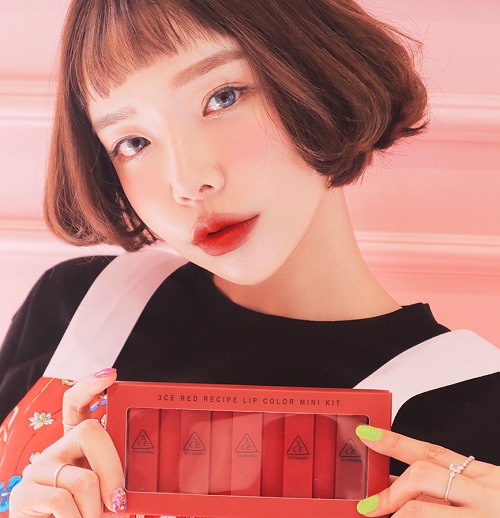 3CE RED RECIPE LIP COLOR 迷你唇膏套组 .4（约248元）