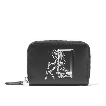 【送价值5的Chloe 墨镜】Givenchy 纪梵希 小鹿*比印花 短款 拉链钱夹 0（约2463元）