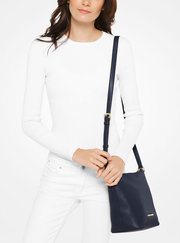 手慢无的好价 Michael Kors 中号 Bedford 荔枝纹皮斜肩包 .6（约663元）