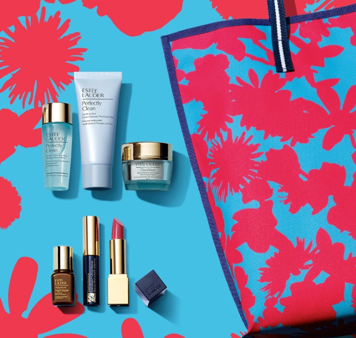 礼包回归！Estee Lauder 雅诗兰黛美国官网：美妆护肤 满送7件礼包！