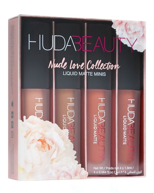 7折+免费直邮！Huda Beauty 迷你哑光唇釉限量套装 Nude Love 限量款 £23.3（约203元）