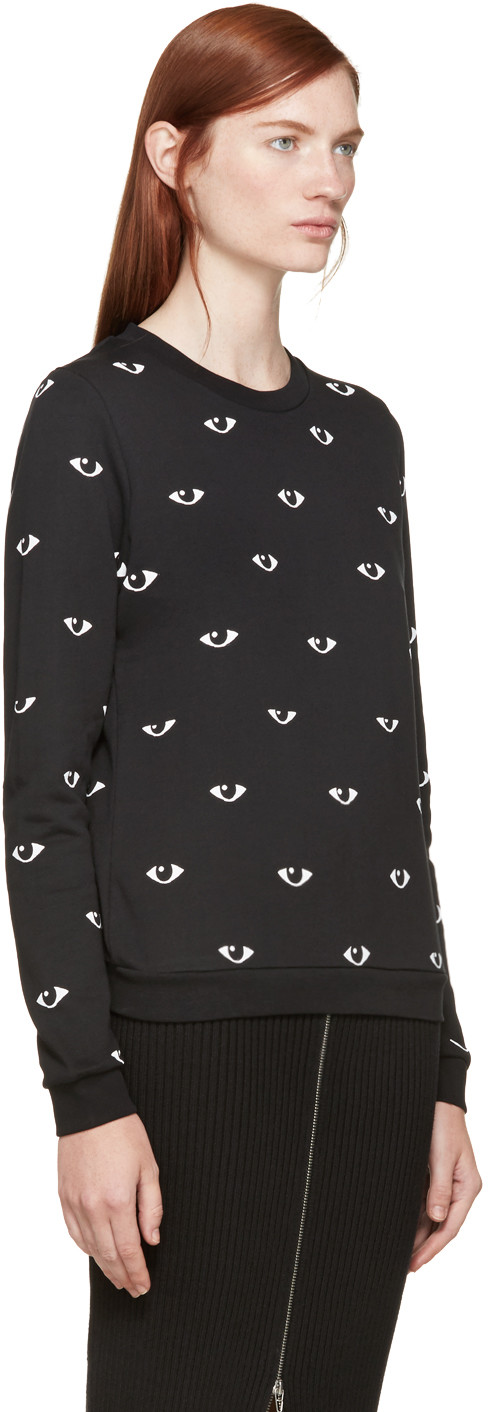 *后几小时，错过等半年！Kenzo Black Eye Print Sweatshirt 女款眼睛图案卫衣 6（约1130元）