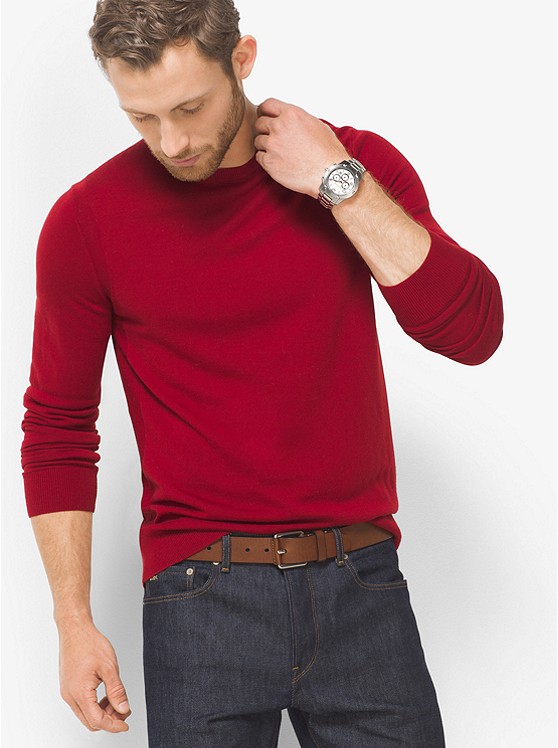 【反季囤好货！】Michael Kors  迈克高仕 Merino Wool 男士毛衣 多色选 $32（约232元）