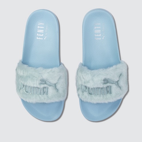 上新！Puma x Rihanna Fenty “Fur Slide”系列奢华毛拖鞋 5（约761元）