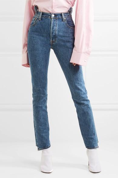 【送价值5的Chloe 墨镜】额外8折！Vetement X Levi’s 合作款解构牛仔裤 3.2（约3180元）