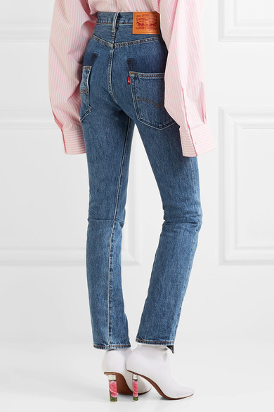 【送价值5的Chloe 墨镜】额外8折！Vetement X Levi’s 合作款解构牛仔裤 3.2（约3180元）