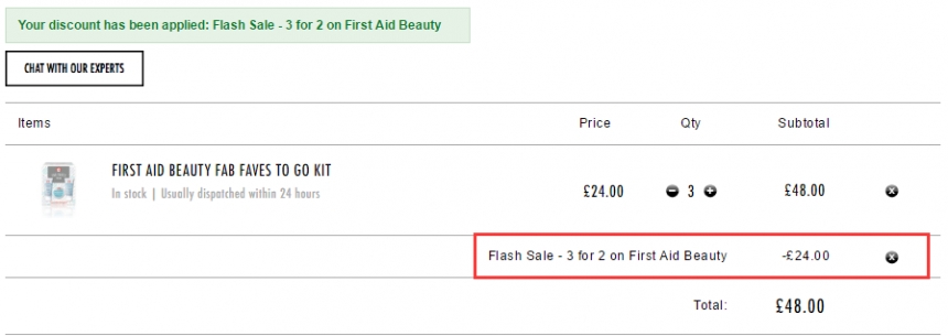 买3付2！First Aid Beauty 经典护肤3件套装 £16.08（约140元）