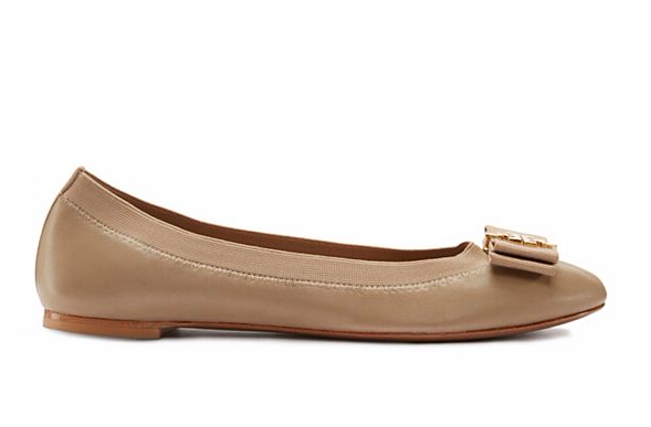 【大码福利！】Tory Burch SEDGEWICK  裸色芭蕾舞平底鞋 $99（约717元）