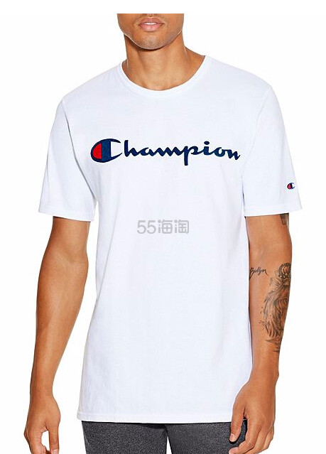 【全面补货 黑色白色都有！！】Champion Life™ 冠军  经典刺绣 圆领短袖T恤 $20（约145元）