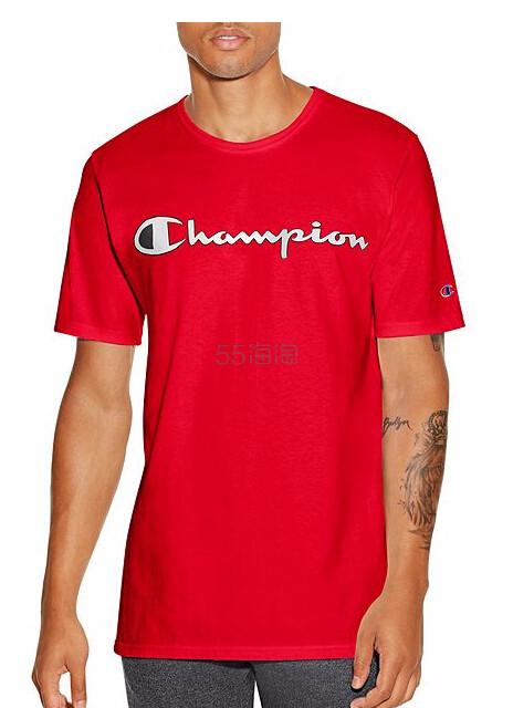 【全面补货 黑色白色都有！！】Champion Life™ 冠军  经典刺绣 圆领短袖T恤 $20（约145元）