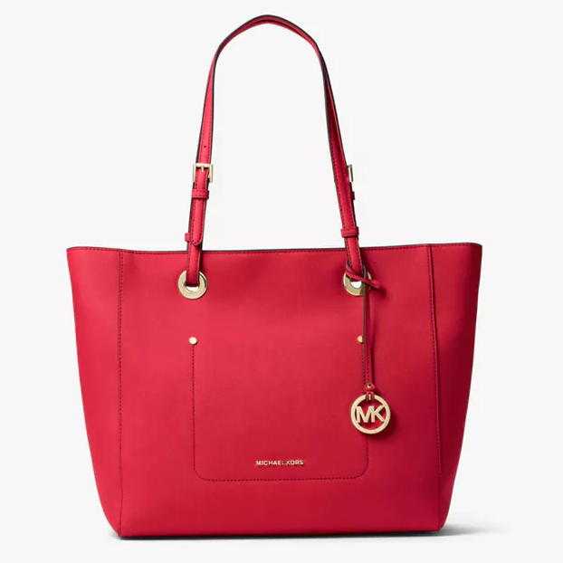 一款别致的托特包上新！Michael Kors 大号 Walsh 十字纹皮托特包 6.45（约1133元）